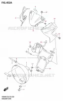 COUVERCLE DE PHARE (SV650A) pour Suzuki SV 650 2025