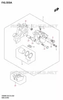 ETRIER DE FREIN ARRIERE pour Suzuki SV 650 2025