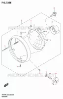 PHARE pour Suzuki SV 650 2025