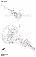 ROUE ARRIERE (SV650A) pour Suzuki SV 650 2025