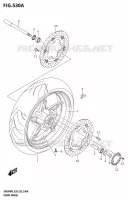ROUE AVANT (SV650A) pour Suzuki SV 650 2025