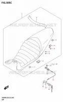 SELLE (SV650XA:(E28)) pour Suzuki SV 650 2025