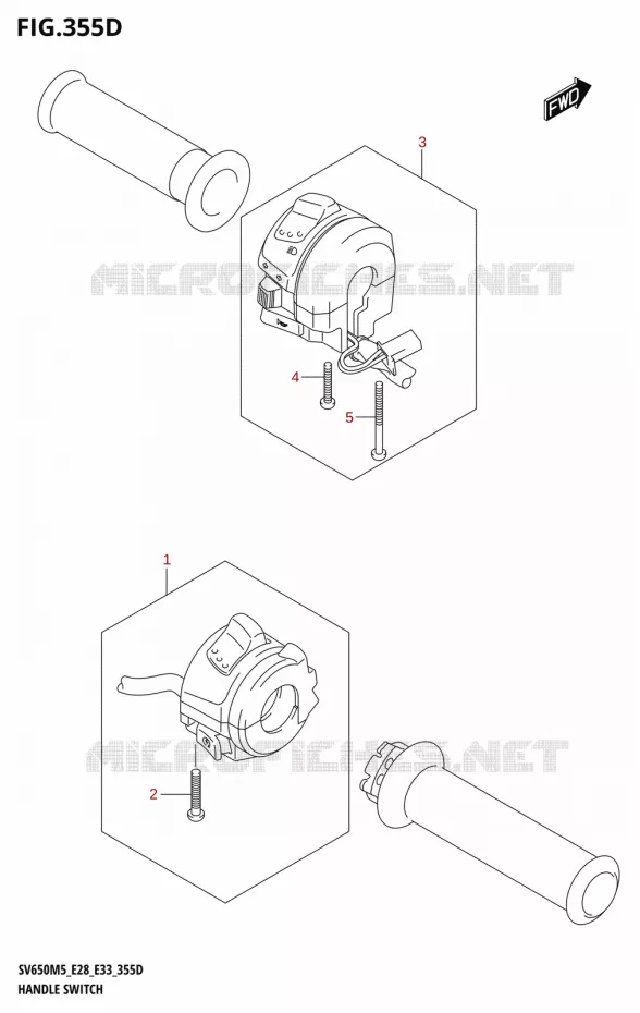 COMMODOS (SV650XA:E28) Suzuki MOTO 650 SV 2025  SV650A 2025 M5 (E28)