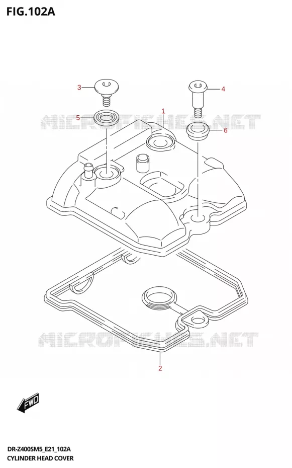 COUVRE CULASSE Suzuki MOTO 400 DR-Z 2025  DR-Z400S 2025 M5 (E21)