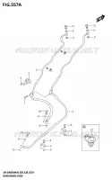 DURITE DE FREIN ARRIERE pour Suzuki DR-Z 400 2025