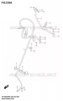 DURITE DE FREIN AVANT pour Suzuki DR-Z 400 2025