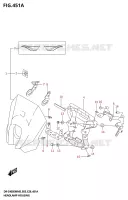 ENTOURAGE DE PHARE pour Suzuki DR-Z 400 2025