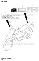 ETIQUETTE (E33) pour Suzuki DR-Z 400 2025