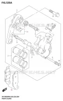 ETRIER DE FREIN AVANT pour Suzuki DR-Z 400 2025
