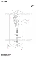 MAITRE CYLINDRE DE FREIN ARRIERE pour Suzuki DR-Z 400 2025