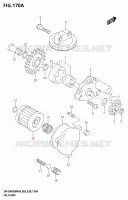 POMPE A HUILE pour Suzuki DR-Z 400 2025
