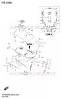 RESERVOIR D'ESSENCE (E03,E28) pour Suzuki DR-Z 400 2025