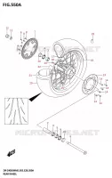 ROUE ARRIERE pour Suzuki DR-Z 400 2025