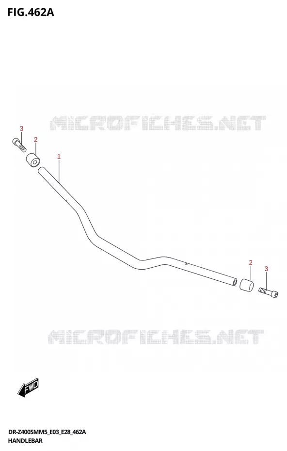 GUIDON Suzuki MOTO 400 DR-Z 2025  DR-Z400SMRL 2025 M5 (E28)