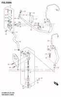 MAITRE CYLINDRE DE FREIN ARRIERE (DL1050RJ) pour Suzuki V-STROM 1050 2024