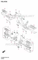 REPOSE PIEDS (DL1050RR) pour Suzuki V-STROM 1050 2024