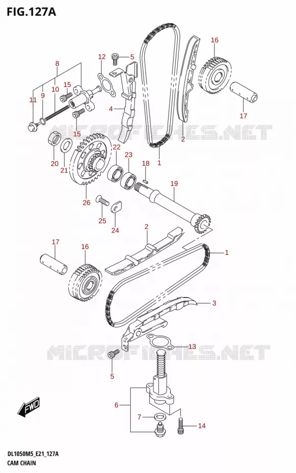 DISTRIBUTION Suzuki MOTO 1050 V-STROM 2025  DL1050RJ 2025 M5 (E21)