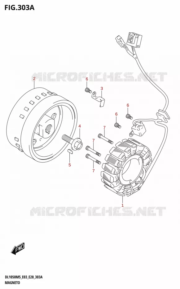 ALLUMAGE ROTOR - STATOR Suzuki MOTO 1050 V-STROM 2025  DL1050RJ 2025 M5 (E28)