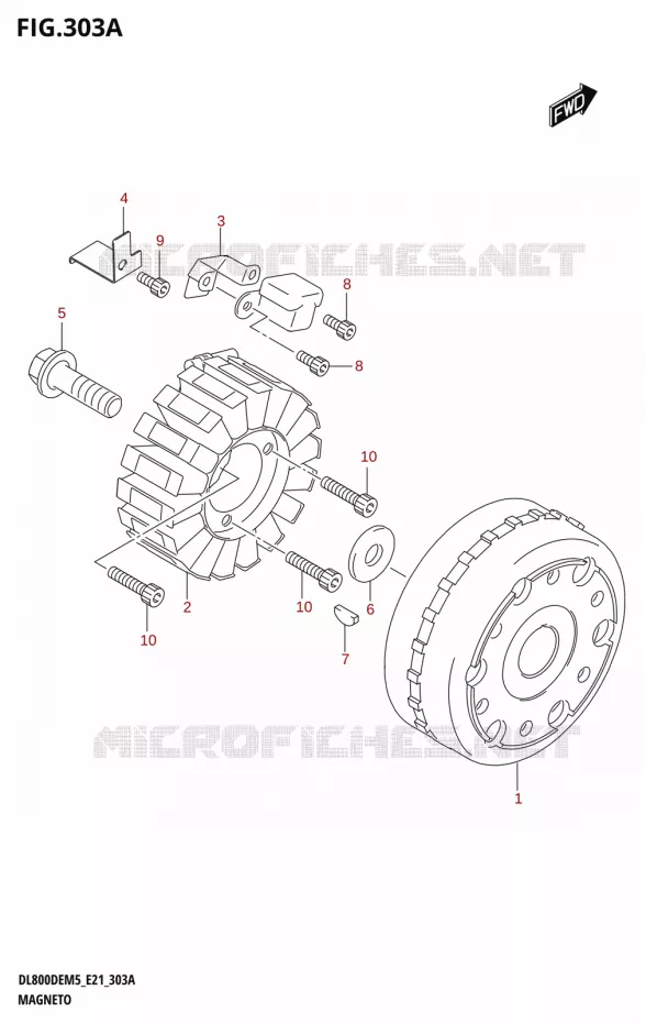 ALLUMAGE ROTOR - STATOR Suzuki MOTO 800 V-STROM 2025  DL800DERC 2025 M5 (E21)