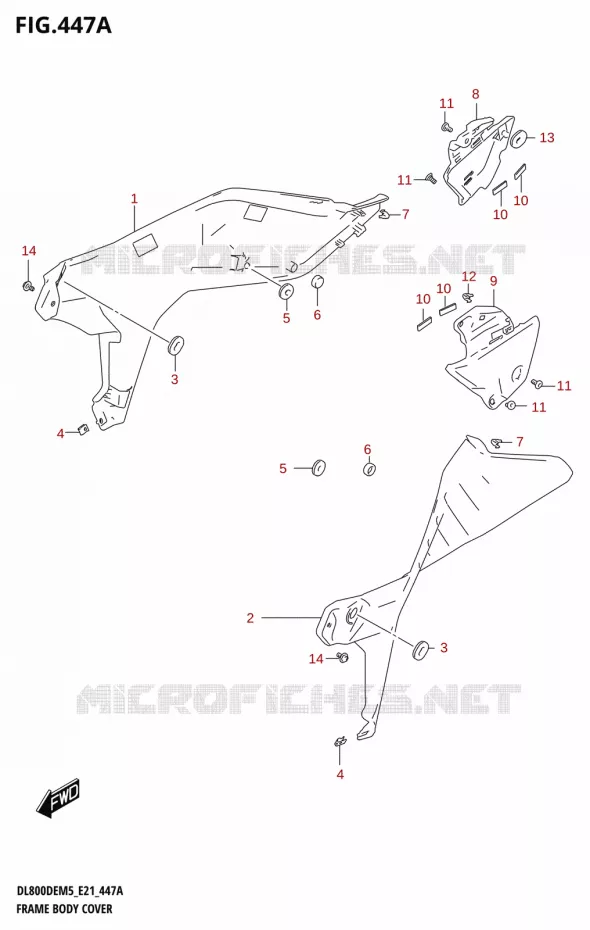 CARENAGES Suzuki MOTO 800 V-STROM 2025  DL800DERC 2025 M5 (E21)