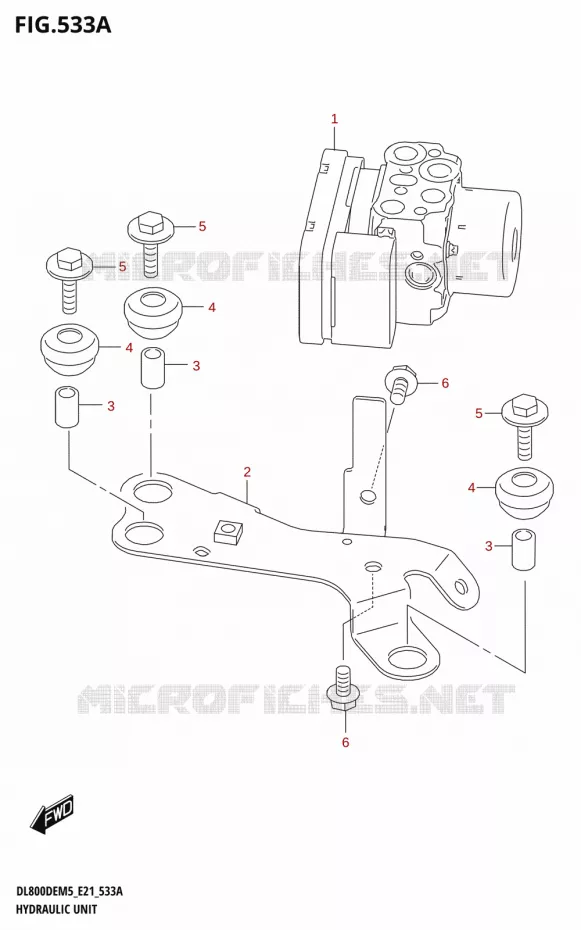SYSTÈME ABS Suzuki MOTO 800 V-STROM 2025  DL800DERC 2025 M5 (E21)