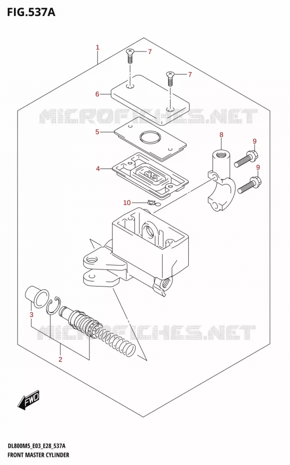 MAITRE CYLINDRE AVANT Suzuki MOTO 800 V-STROM 2025  DL800RQ 2025 M5 (E28)