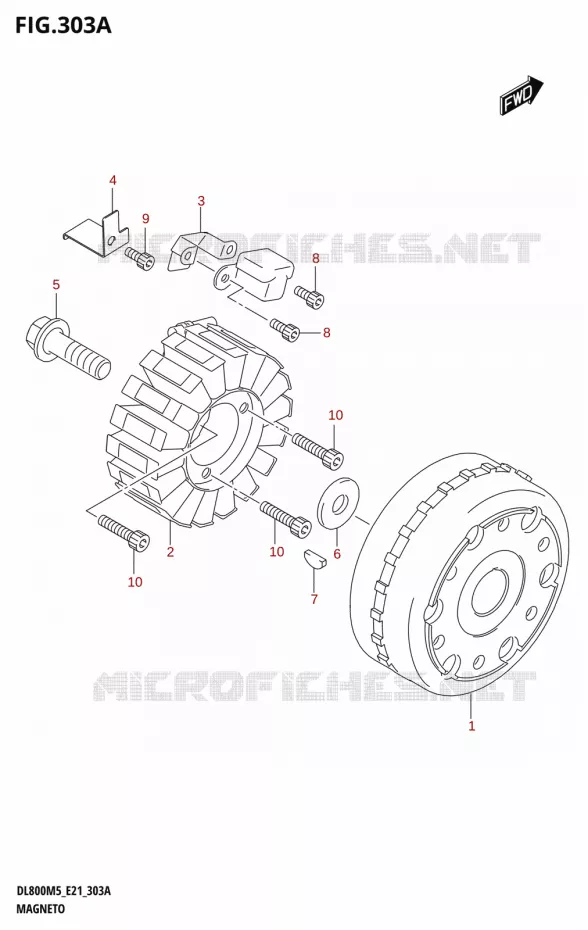 ALLUMAGE ROTOR - STATOR Suzuki MOTO 800 V-STROM 2025  DL800RQM5 E21 2025 M5 (E21)