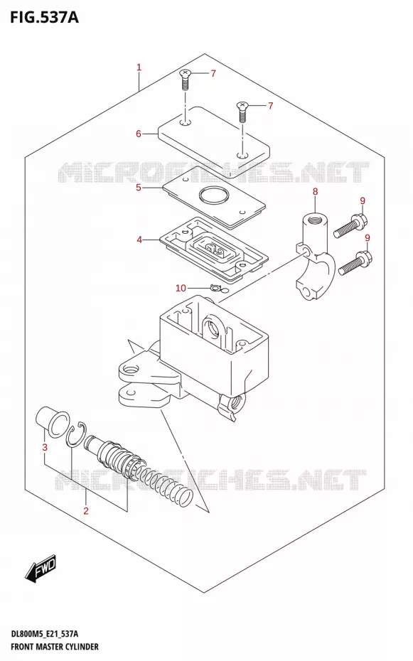 MAITRE CYLINDRE AVANT Suzuki MOTO 800 V-STROM 2025  DL800UQM5 E21 2025 M5 (E21)