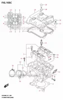 CULASSE (REAR) pour Suzuki V-STROM 650 2025