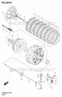 EMBRAYAGE pour Suzuki V-STROM 650 2025