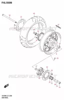 ROUE ARRIERE (DL650XAUE) pour Suzuki V-STROM 650 2025