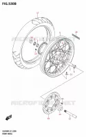 ROUE AVANT (DL650XAUE) pour Suzuki V-STROM 650 2025
