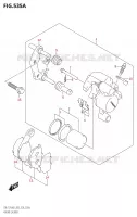 ETRIER DE FREIN AVANT (DR Z125L:(E03,E28)) pour Suzuki DR-Z 125 2022