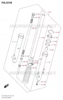 FOURCHE (DR Z125L:E03) pour Suzuki DR-Z 125 2022