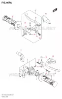 LEVIERS   POIGNEES (DR Z125L:(E03,E28)) pour Suzuki DR-Z 125 2022