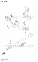 BEQUILLE (DR Z125L:E28) pour Suzuki DR-Z 125 2023