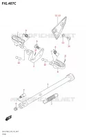 BEQUILLE (DR Z125L:E33) pour Suzuki DR-Z 125 2023