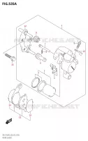 ETRIER DE FREIN AVANT (DR Z125L:E28) pour Suzuki DR-Z 125 2023