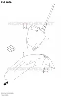 GARDE BOUE AVANT pour Suzuki DR-Z 125 2023