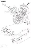 ROUE ARRIERE (DR Z125L:E33) pour Suzuki DR-Z 125 2023