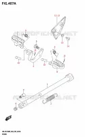 BEQUILLE (DR Z125) pour Suzuki DR-Z 125 2024