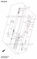 FOURCHE (DR Z125:E28) pour Suzuki DR-Z 125 2024