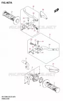 LEVIERS   POIGNEES (DR Z125) pour Suzuki DR-Z 125 2024