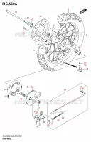 ROUE ARRIERE (DR Z125) pour Suzuki DR-Z 125 2024