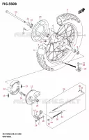 ROUE ARRIERE (DR Z125L) pour Suzuki DR-Z 125 2024