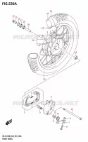 ROUE AVANT (DR Z125) pour Suzuki DR-Z 125 2024