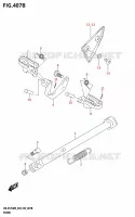 BEQUILLE (DR Z125L) pour Suzuki DR-Z 125 2025