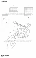 ETIQUETTE (E33) pour Suzuki DR-Z 125 2025