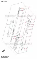 FOURCHE (DR Z125L:E28) pour Suzuki DR-Z 125 2025