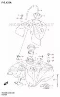 RESERVOIR D'ESSENCE pour Suzuki DR-Z 125 2025
